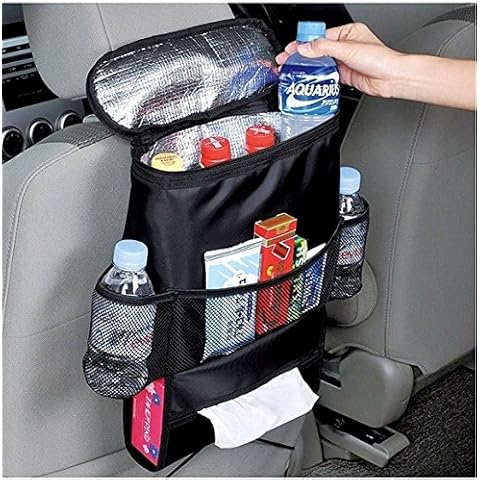 TankerStreet Car Seat Back Organizer Holders Car Storage Cooler Bag Organiser Multi-Pocket Travel Storage Bags for Road Trip Cover