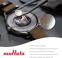 Vista 5 de Murata 346 Batería SR712SW 1.55V Celda de botón de reloj de óxido de plata (5 baterías)
