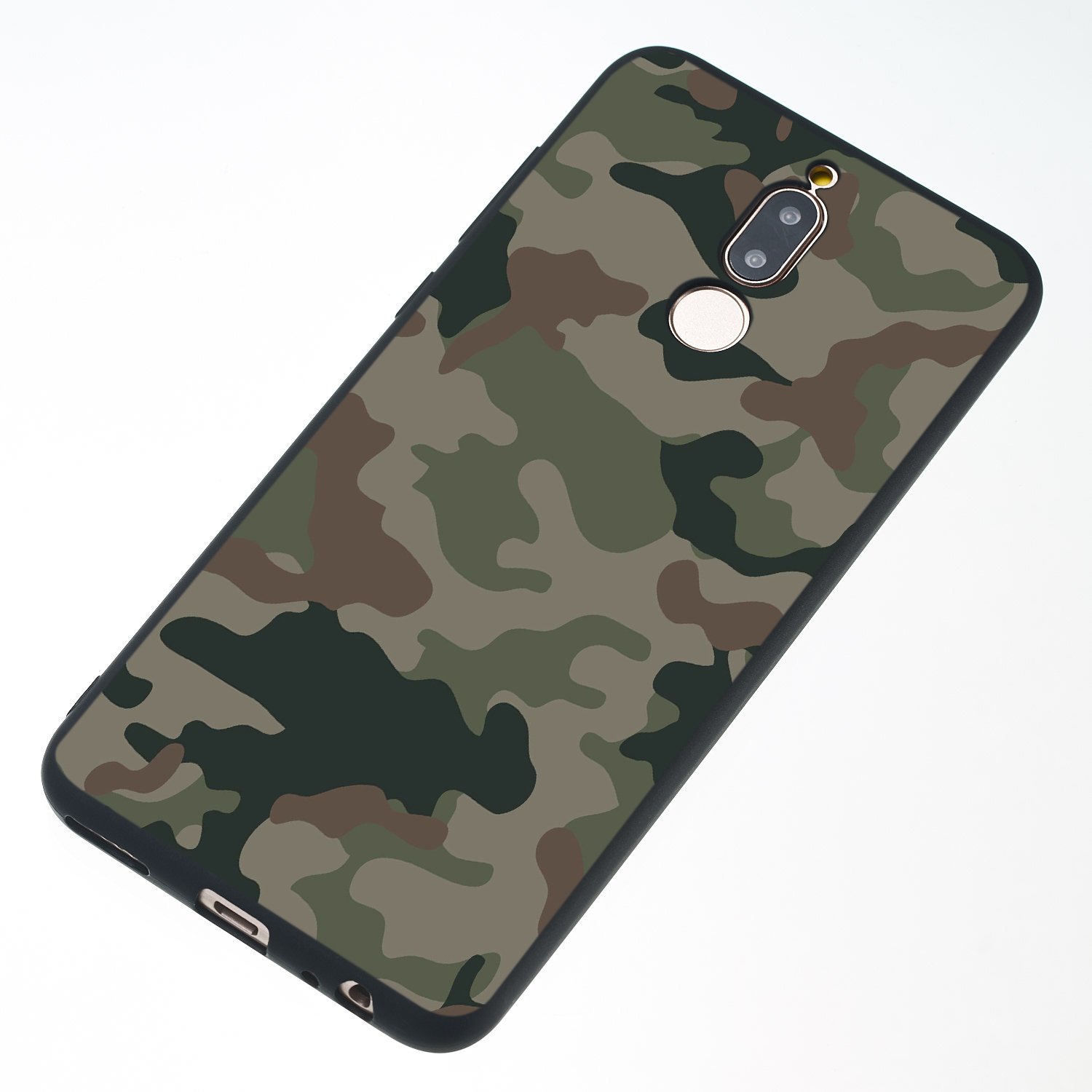 Custodia Cover Per Huawei Mate 10 Lite In TPU Trasparente Con Stampa Volpe Rossa - Antiurto E Antigraffio - 2