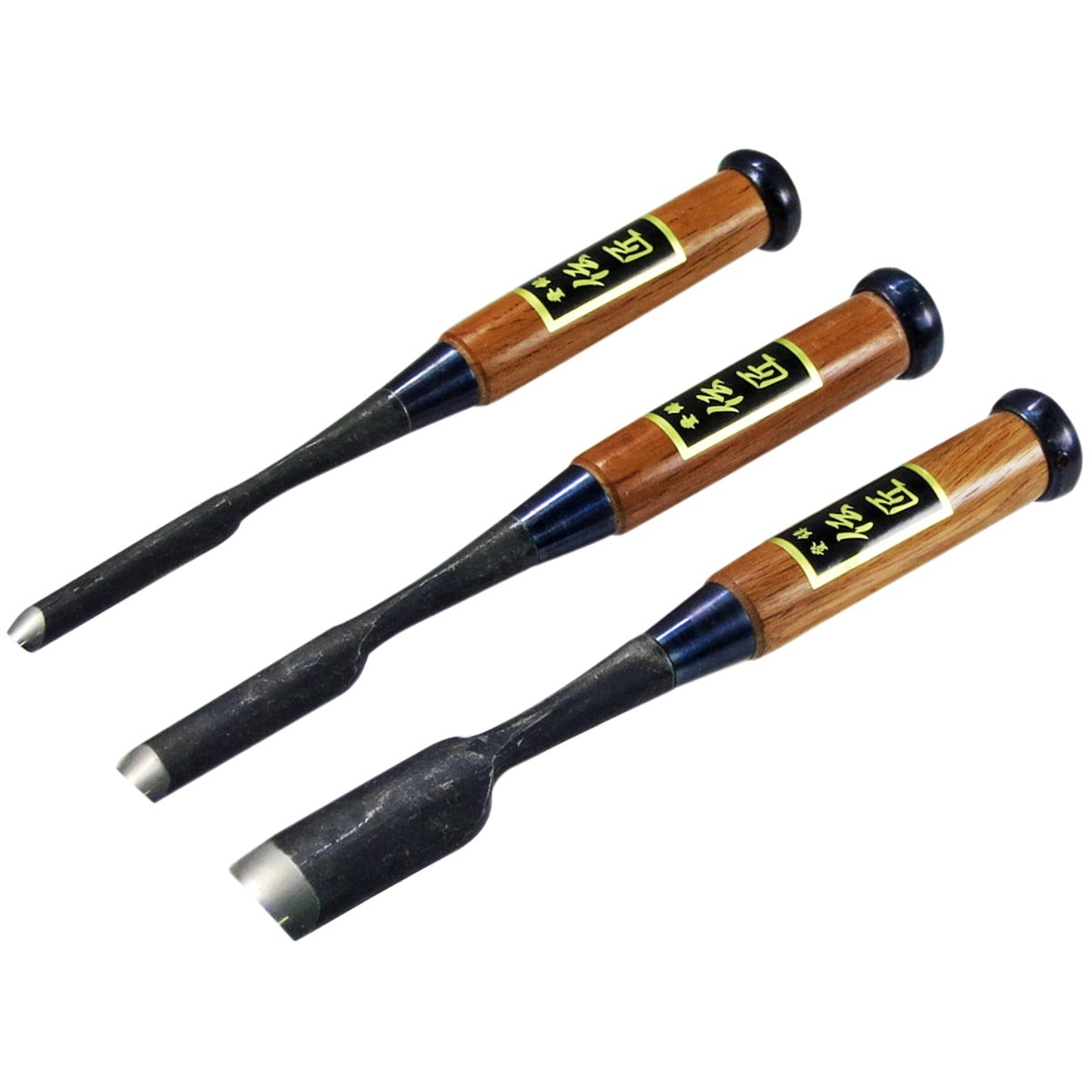 Amazon | 伝匠 内丸のみ 3本組 桐道具箱入 9-15-24 | のみセット