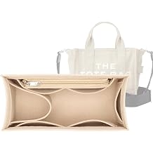 Lckaey Purse Insert for Marc Jacobs Large Tote Bag Organizer 2042beige-L