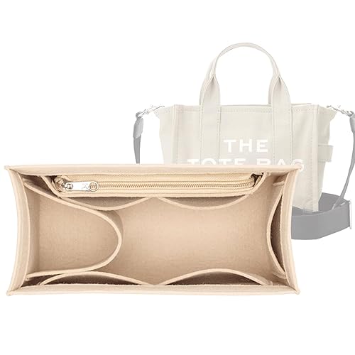 Purse Insert for Marc Jacobs Large Tote Bag Organizer 2042beige-L