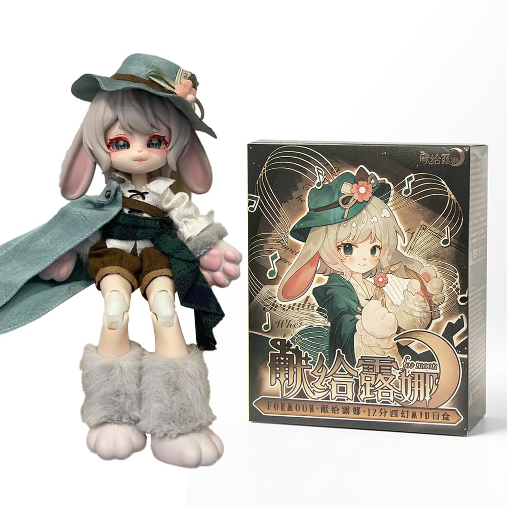 XiDonDon New Dedicated To Luna For Moon Series Blind Box Mystery Box Action Collectable Anime Figure Model Gift 1/12 BJD Doll Toys (Single Box)