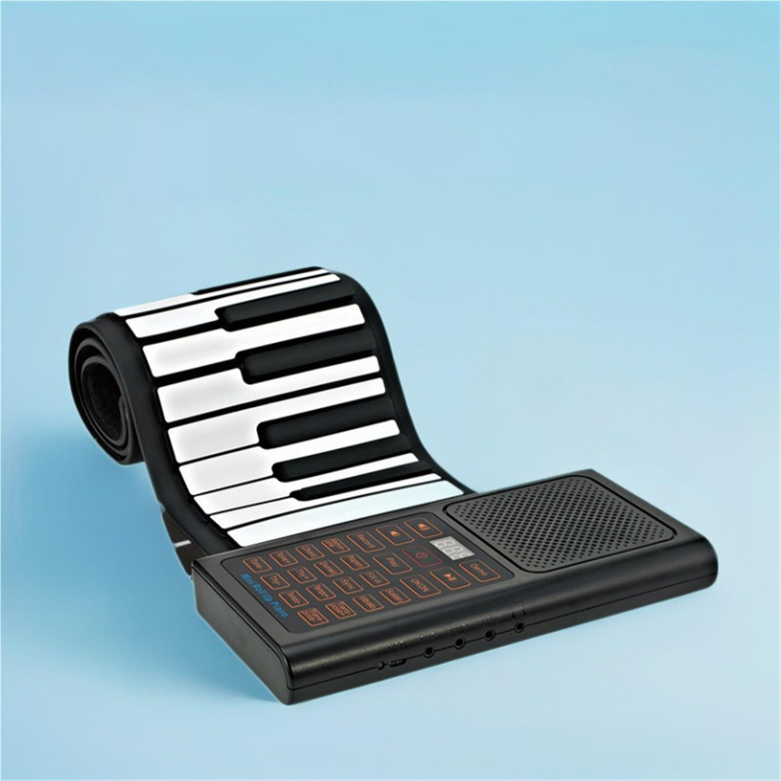 Tastiera Digitale Per Principianti 61 Tasti Pianoforte Arrotolato A Mano Portatile Pieghevole Strumento Musicale Tastiera Elettronica
