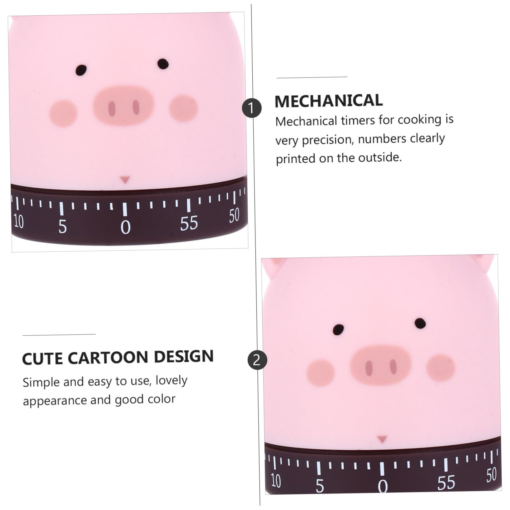 ABOOFAN 3 Pièces minuterie de Cuisine réveil de Cuisine Horloge Digitale réveil pour Enfants minuteur minuterie de réveil Compte à rebours numérique l'horloge Rappel Faire Tourner Abdos