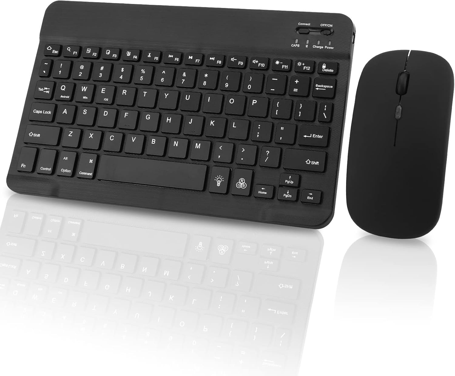 Bluetooth Keyboard and Mouse Set, Luckits RGB Backlight Wireless