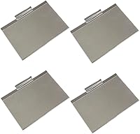 Vista 1 de 4 piezas de acrílico soporte de letrero Slatwall 11-1/8 x 7-1/4 horizontal para montaje en pared