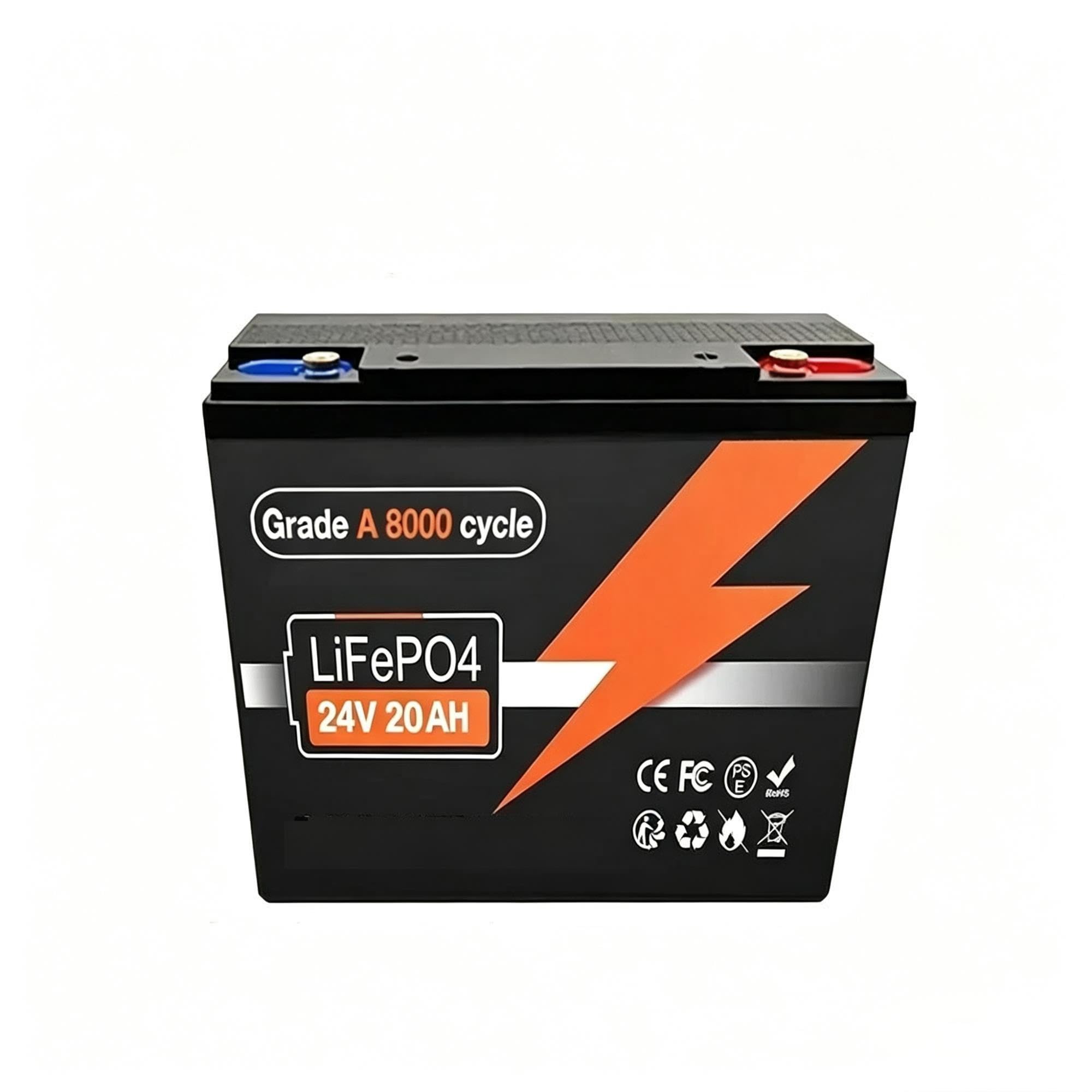 Batería 30A BMS incorporada de 24v 30Ah Lifepo4 for Barco Solar