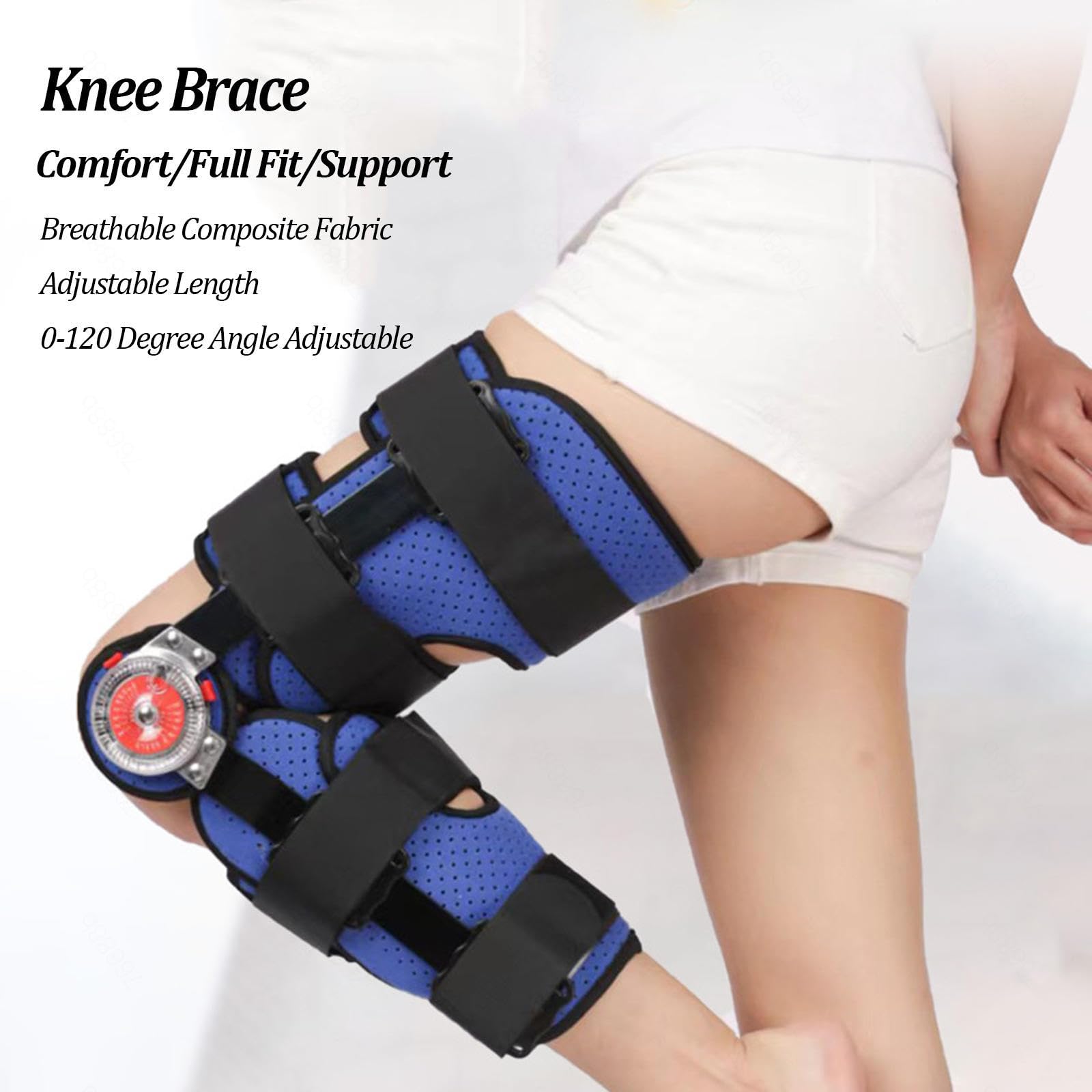 Rodillera Posoperatoria Bisagras Ajustables, Lesiones Menisco, Lesiones Ligamentos, Soporte Artritis El Dolor Rodilla, Soporte Adecuado Recuperación Lesiones Rodilla