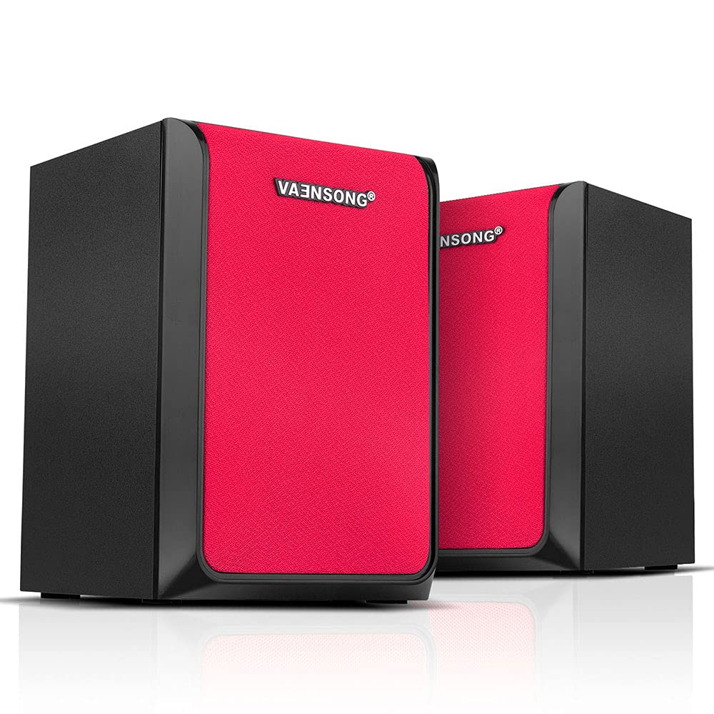 Computer Speakers with Surround Sound,Vaensong VS12 2.0 Channel Wired