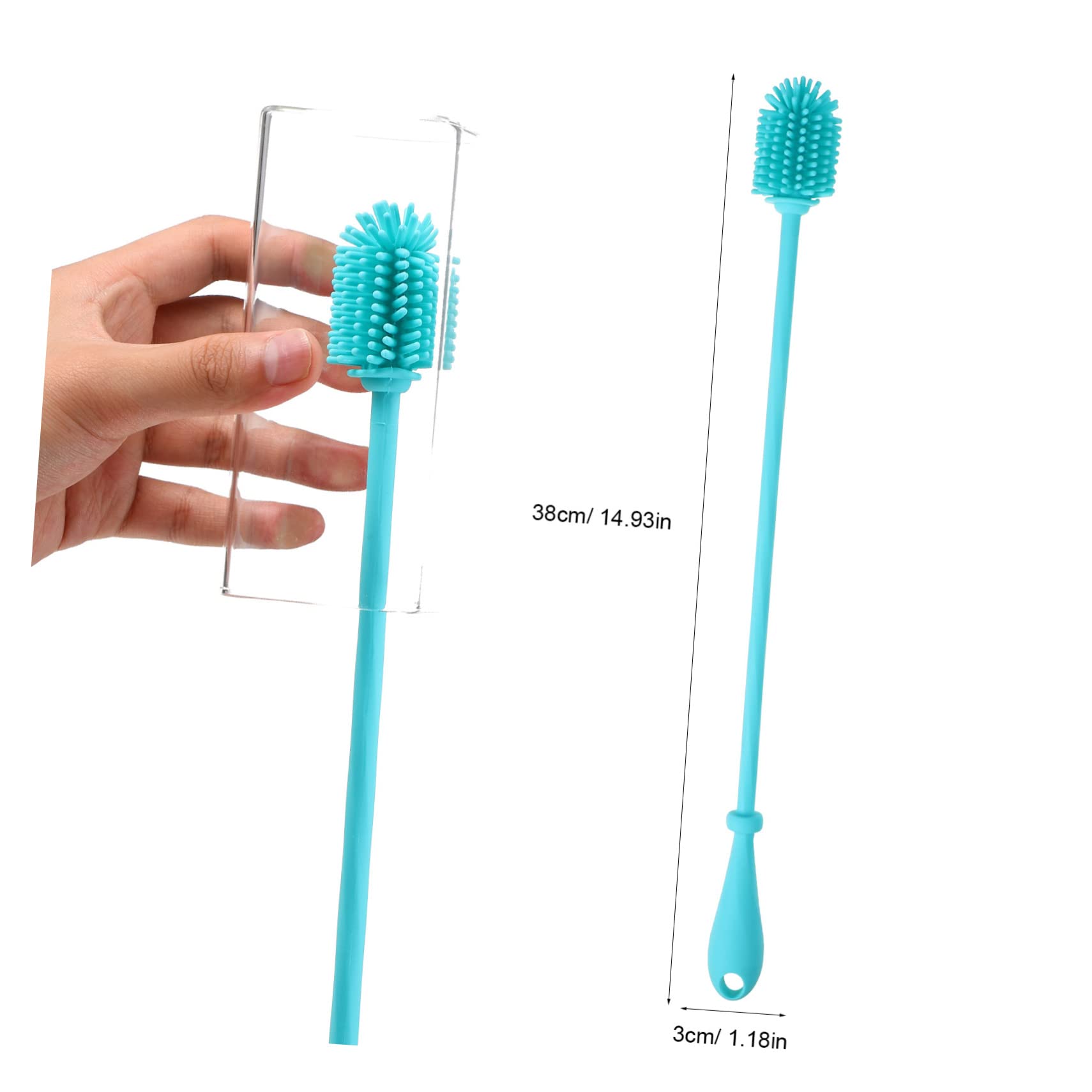 COLLBATH 2pcs Bottle Cleaner Brush Cup Cleaner Brush for Bottle Glink Water Brush Handle Water Bottle Brush Water Bottles Sports Water Brush