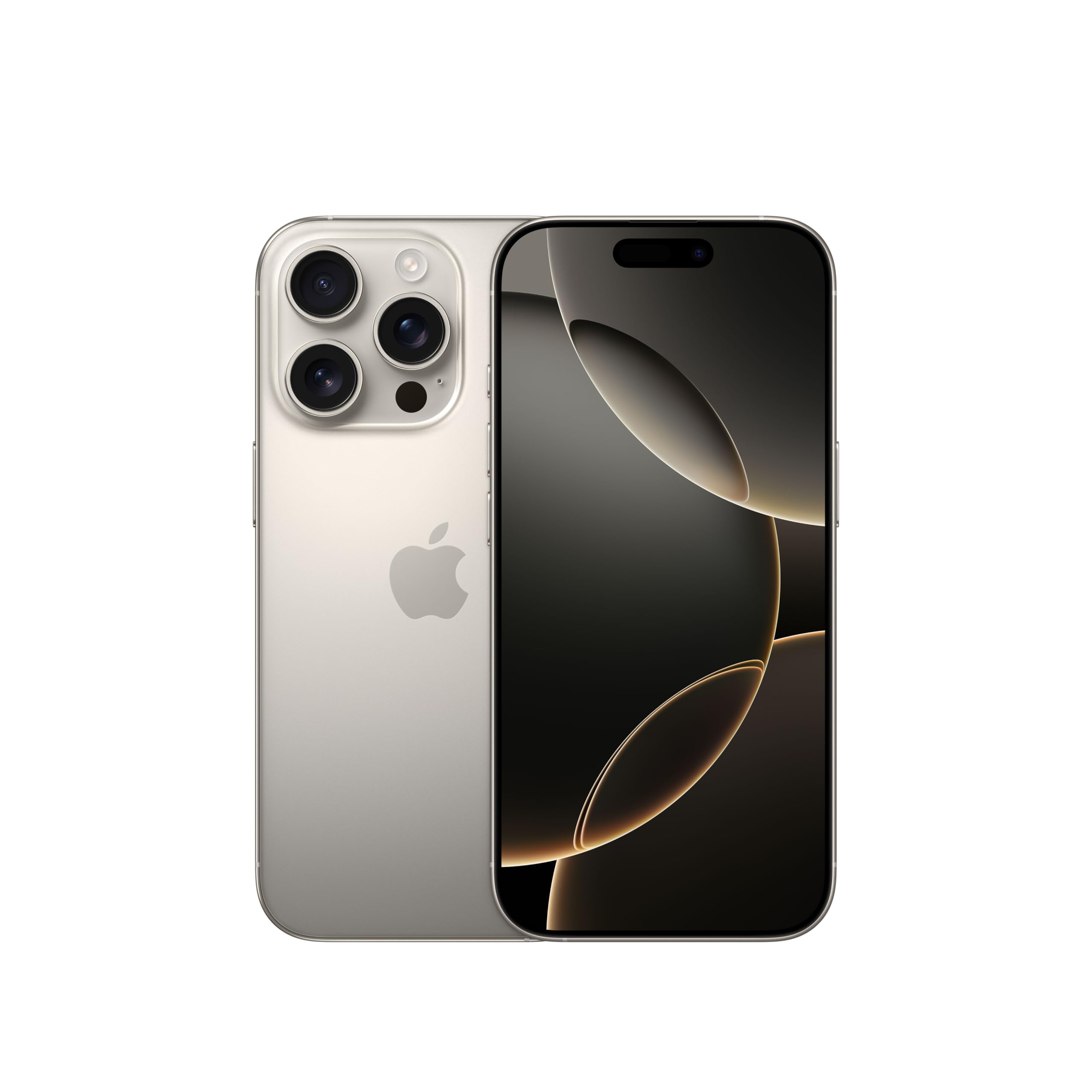 Apple iPhone 16 Pro 128 GB: Telefono 5G Con Controllo Photo Camera, Dolby Vision 4K a 120 fps e un'autonomia Senza Precedenti. Compatible with AirPods; Titanio Naturale