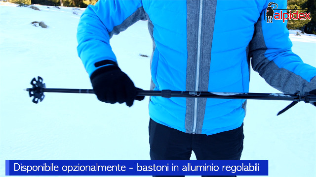 Ciaspole ALPIDEX Con Bastoncini - Misura 38-46 Fino 140kg - Foto 13