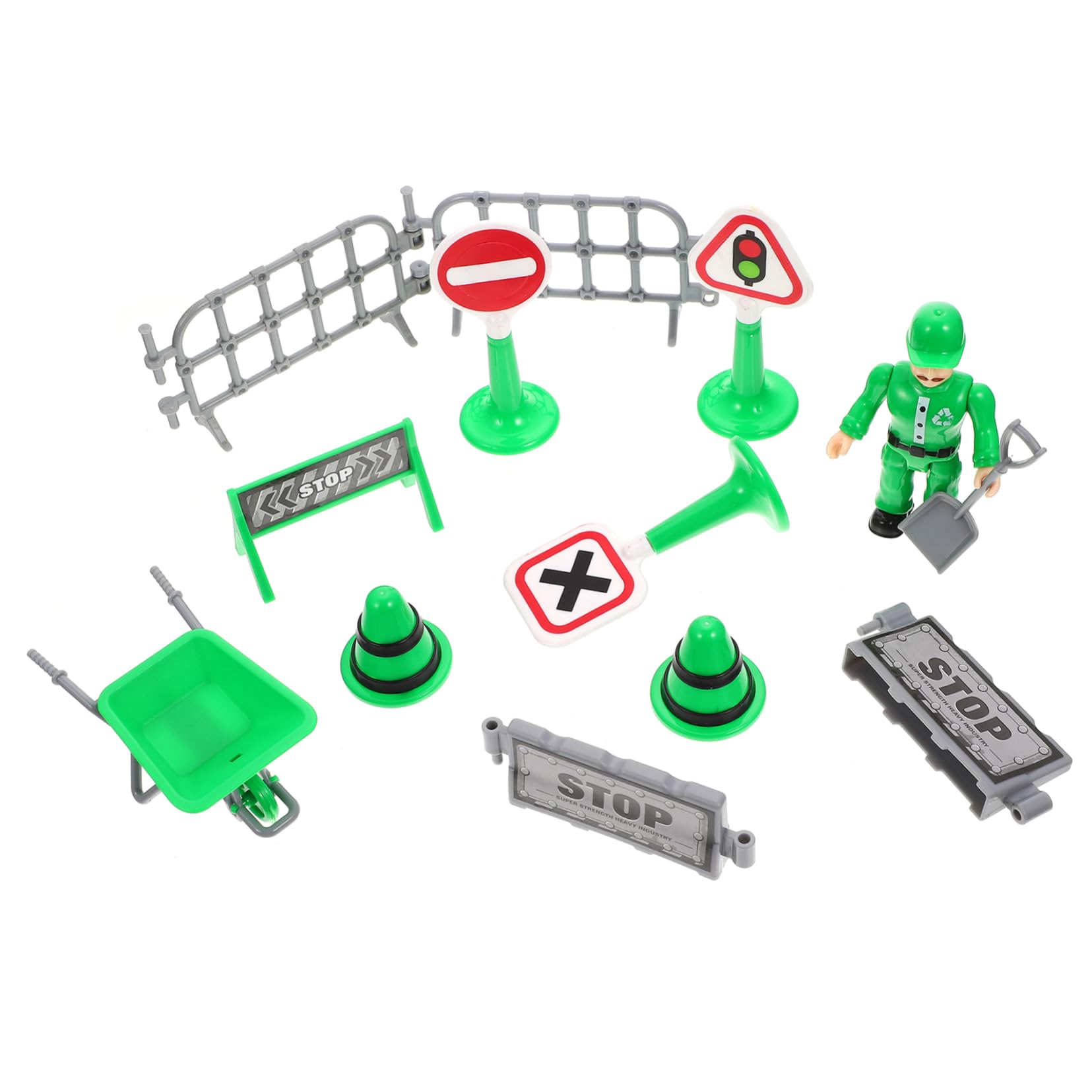 CORHAD Mini Traffic Cones Roadblocks Traffic Light Toy Set of Toys for Boys and Girls