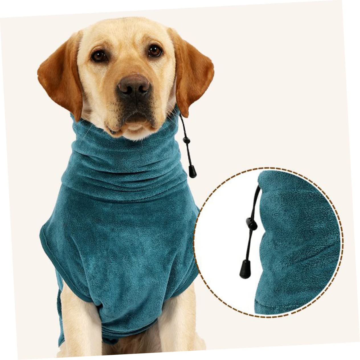 COLLBATH Peignoir De Bain À Séchage Rapide pour Chien Pyjama en Peluche pour Animal De Compagnie