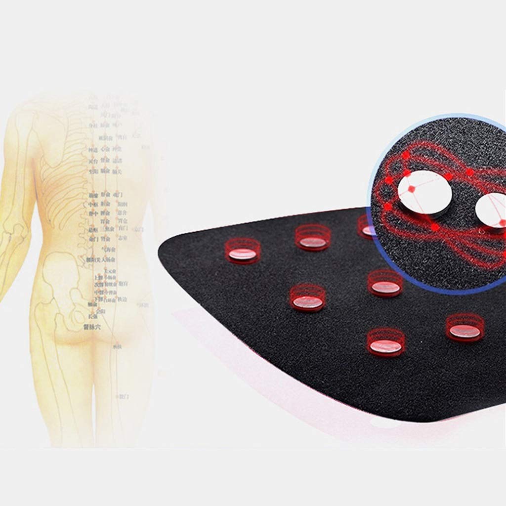 Cintura di Sostegno per la Schiena Schiena/Terapia Magnetica-Riscaldamento Automatico-Regolabile-Sollievo dal Dolore e prevenzione degli infortuni-Traspirante-per Uomini e Donne(L)