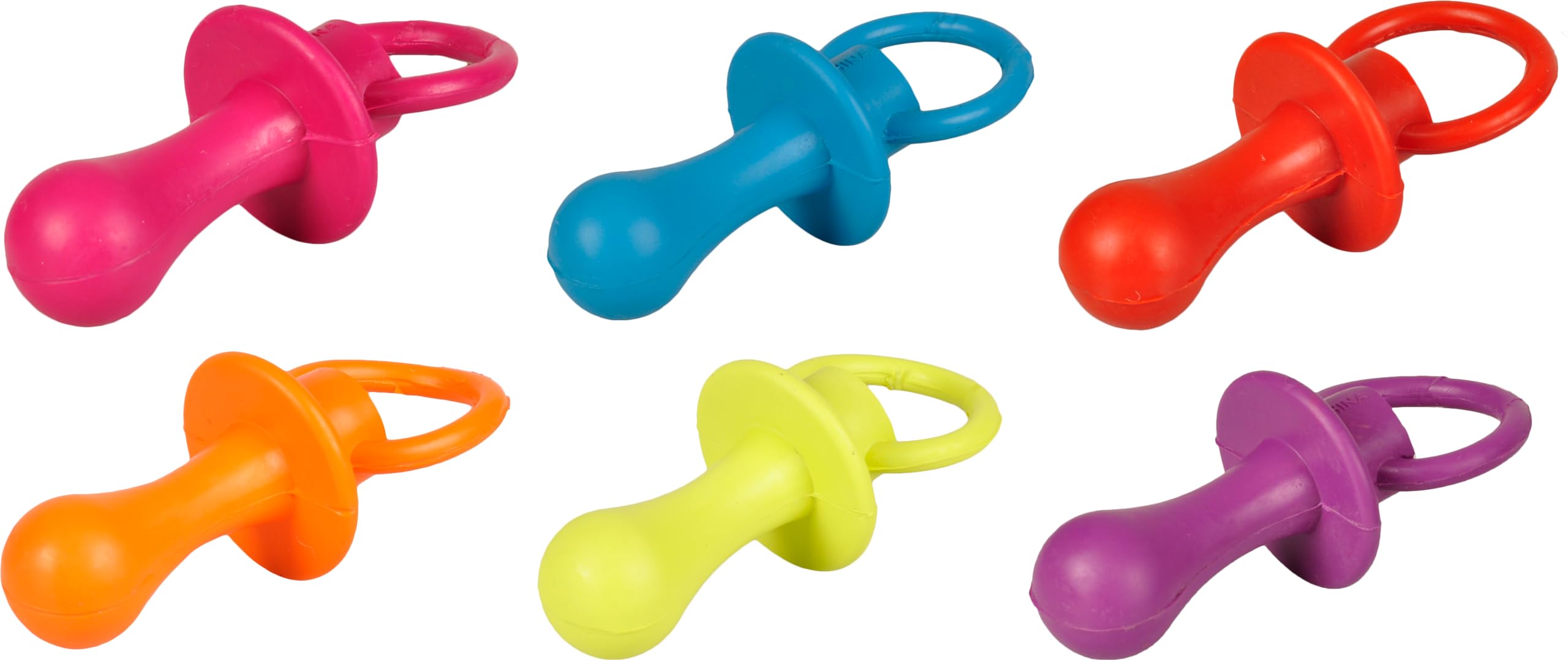 Flamingo DT RUBBER SOOTHER 12CM ASS.