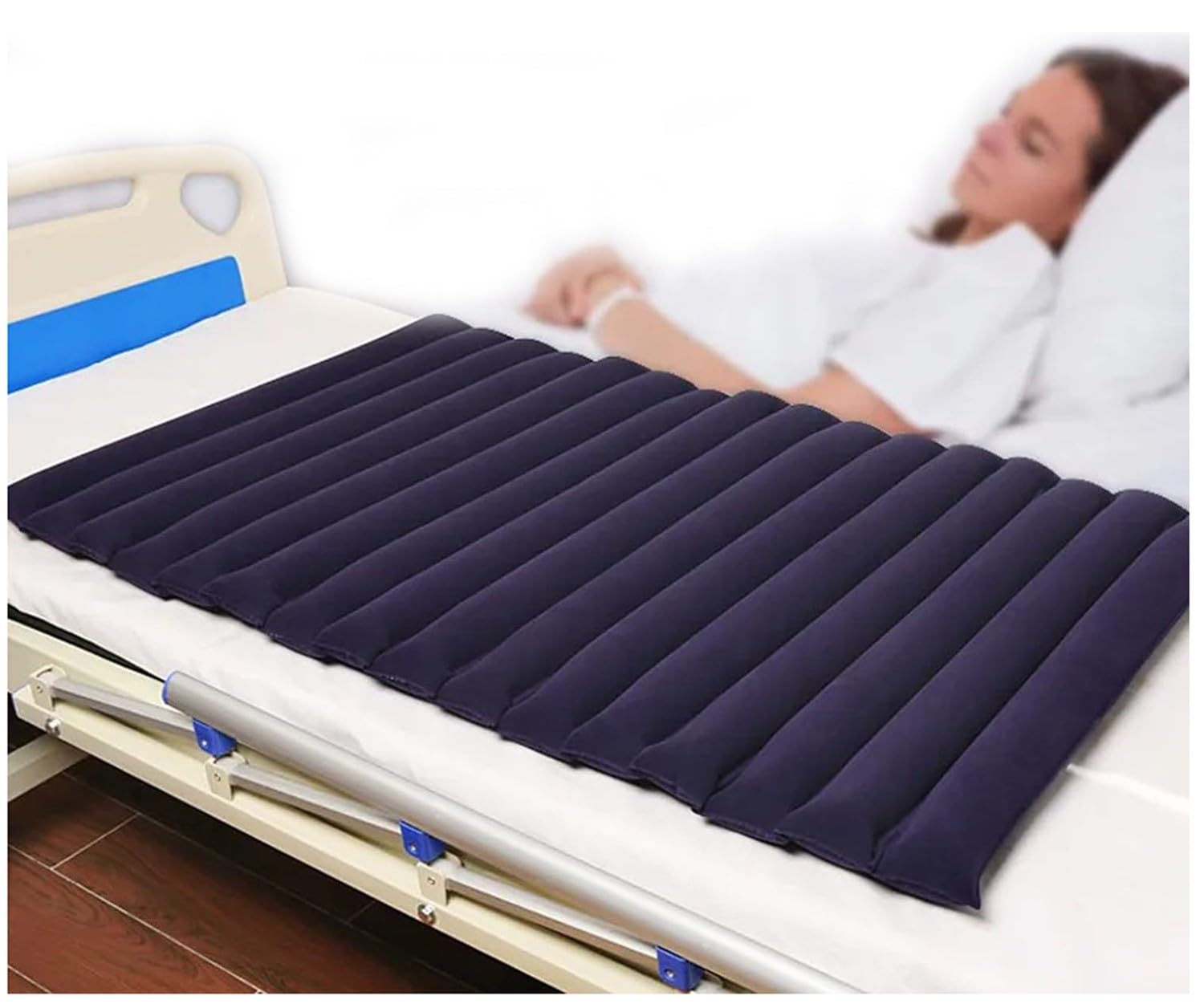 Colchón Antiescaras, Colchón Inflable para Personas Mayores Colchón De Aire De Tira para Úlceras por Presión Y Dolor De Cama Cuidado De Espalda, Caderas Y Cintura 80X160cm