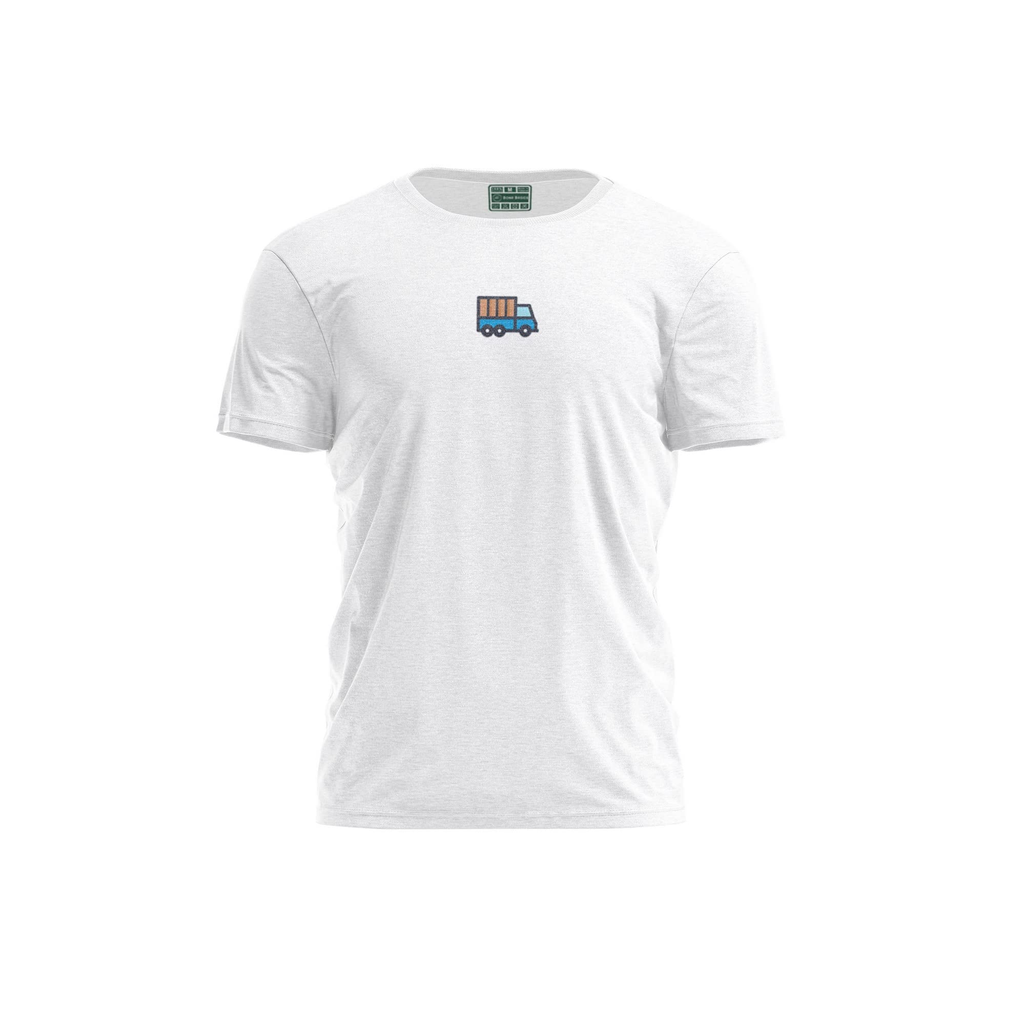 Bona Basics Men's BUTSWI-104685 T-Shirt, White, L