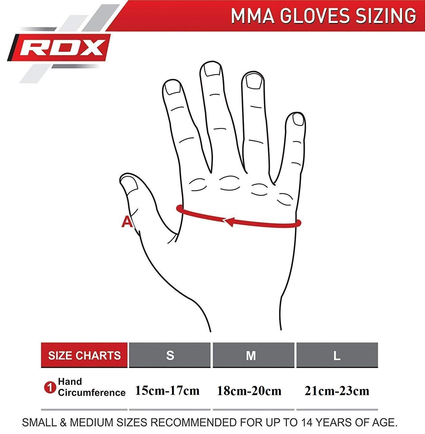 RDX MMA Guanti da allenamento, Maya Hide in pelle, guanti da boxe Grappling Sparring, ventilati aperti palmo, protezione da polso mano, kickboxing, muay thailandese, arti marziali combattimento guanti