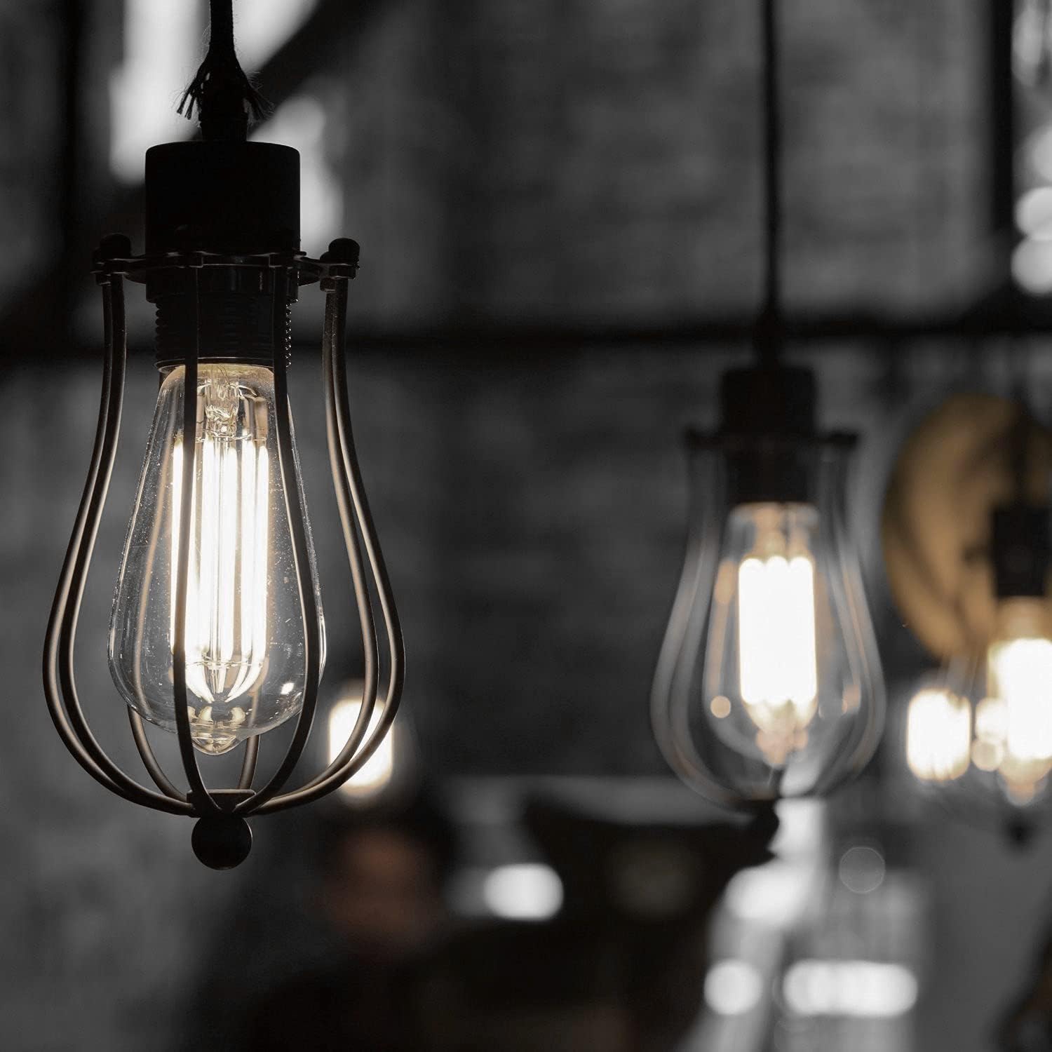 Soft White LED Vintage Filament Bulbs, Pack of 6