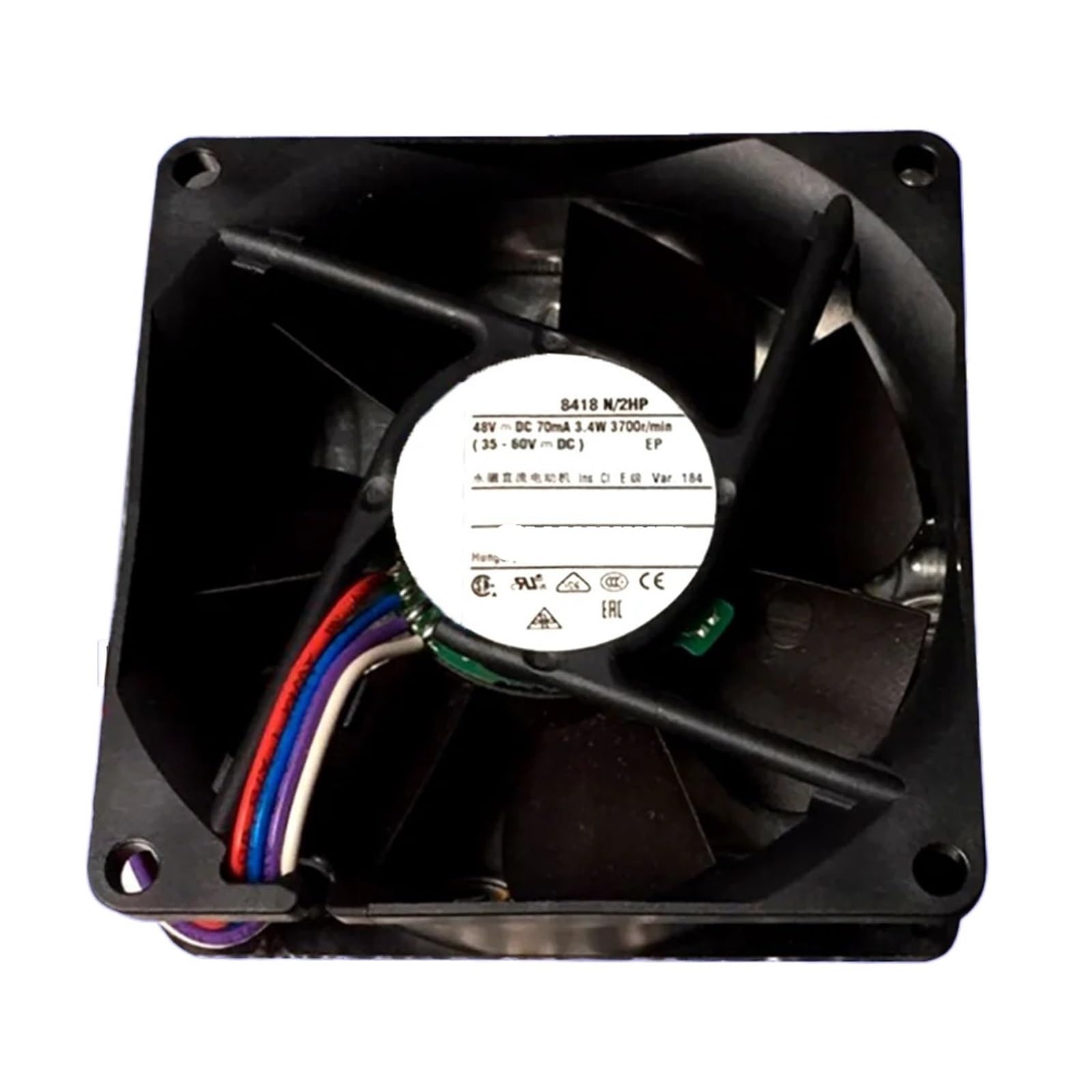 OKEWGHFL 8418N/2HP 8418N/2HP 48VDC 3.4W COOLING FAN 8025 80 * 80 * 25MM
