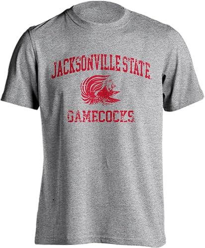 Miniatura 116 de Sport Your Gear NCAA Camiseta de manga corta retro con licencia oficial de aspecto desgastado para el día del juego, camiseta de espíritu deportivo