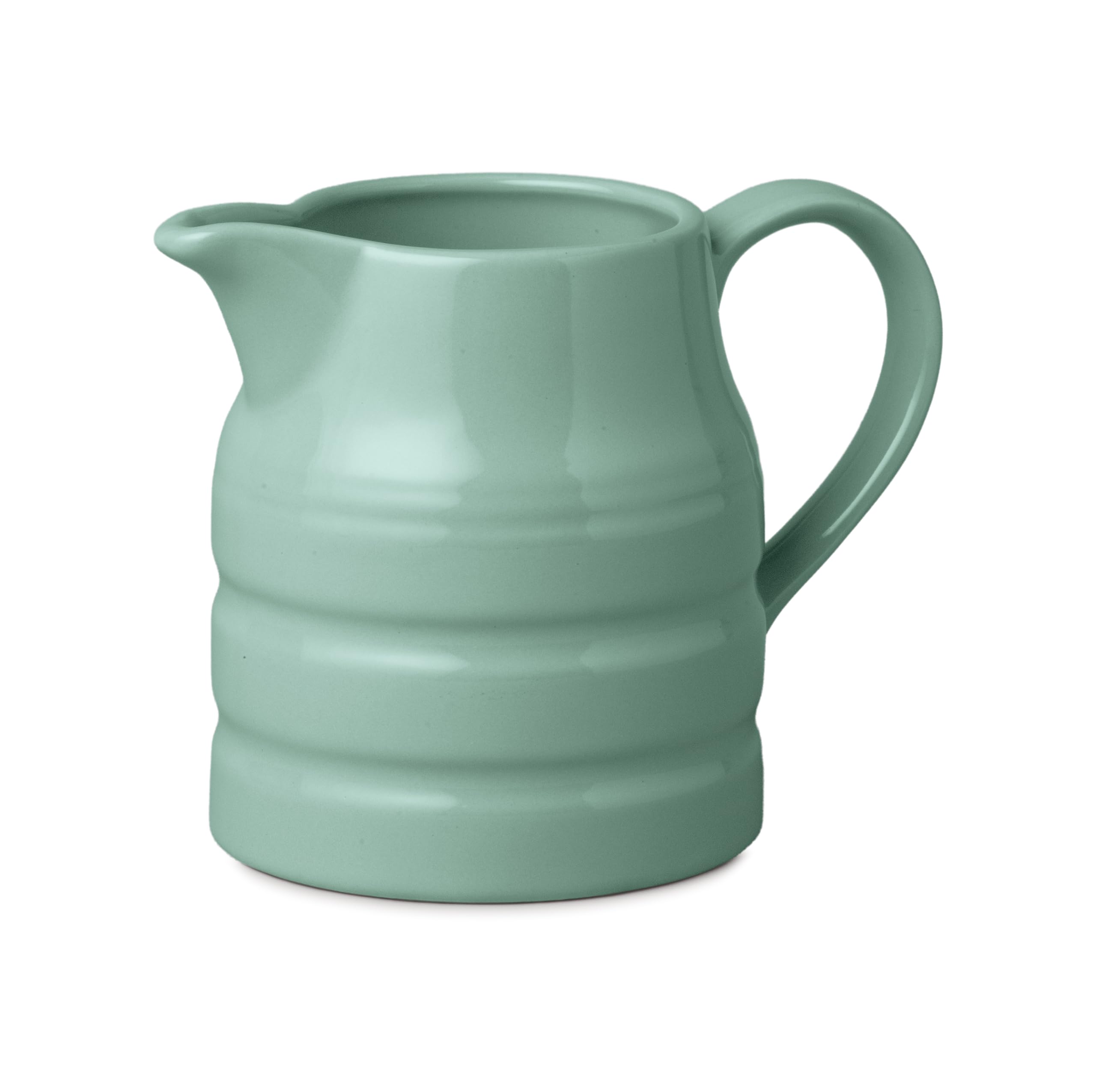 WM Bartleet & Sons Porcelain Churn Jug 1 Pint – Traditional Milk, Cream, Custard & Gravy Jug with Coloured Glaze Finish