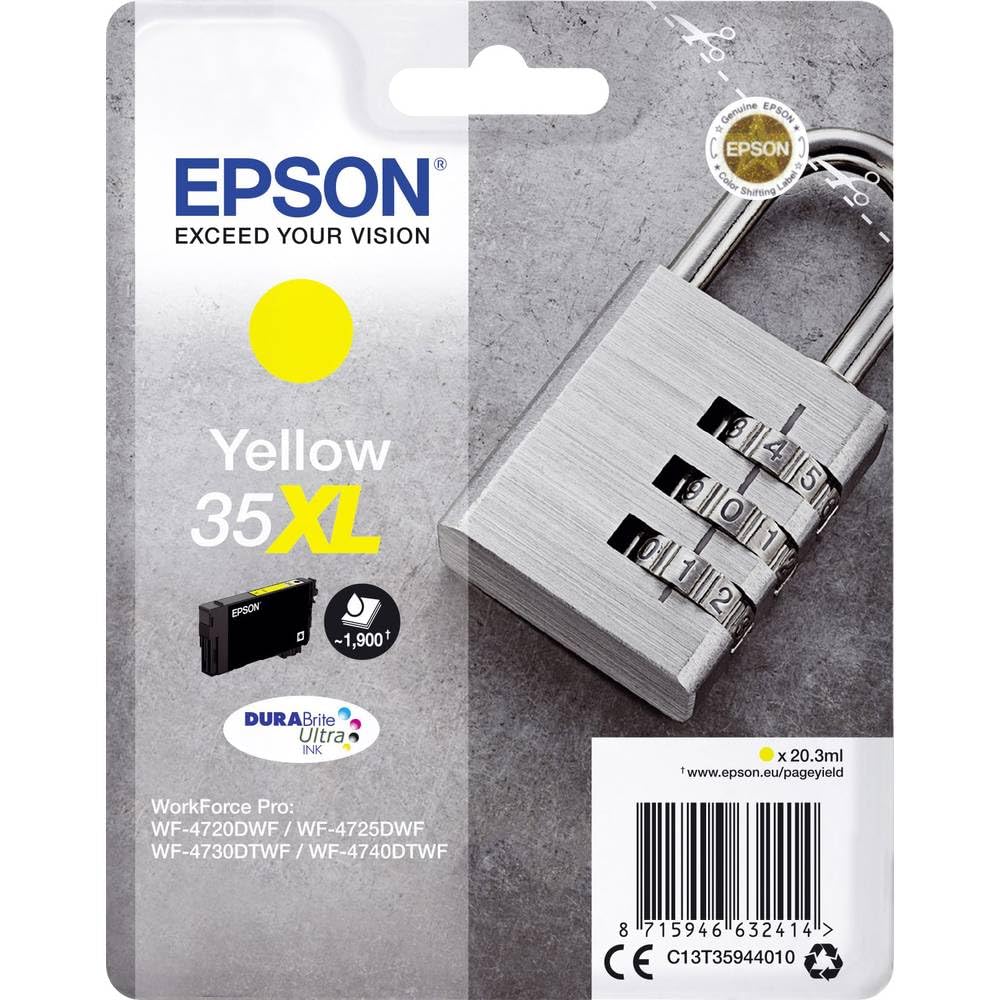 Epson Yellow 35XL (T35944010) Ink Cartridge Original