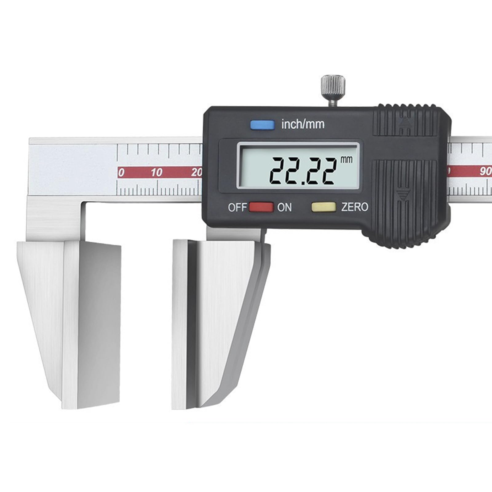 Calibre Digital 0-300mm/12" con Pantalla LCD,Pie de Rey Digital de Acero Inoxidable,Alta Precisión Herramienta de Medición de Calibrador para Cable de Alambre,Conversión de Pulgadas/MM
