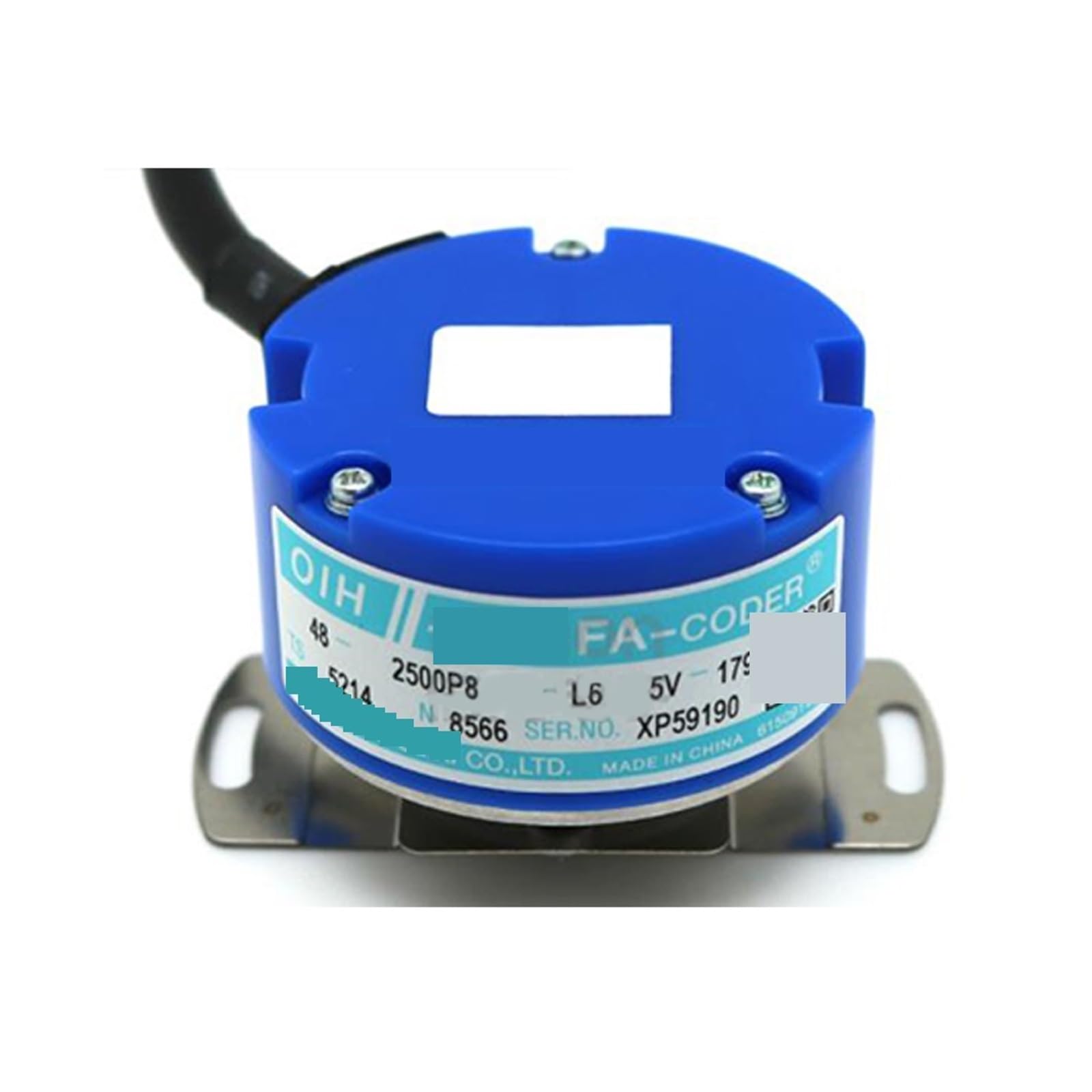 Encodeur De Servomoteur OIH48-2500P4-L6-5V 2500 Impulsions TS5214N500 TS5214N8566 N8599 DC5V Pilote Ligne UVW Sortie pour le test du programme(TS5214N500)