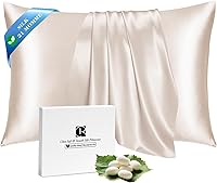 Vista 15 de Ravmix - Funda de almohada de seda para el pelo con cremallera oculta, 1 unidad