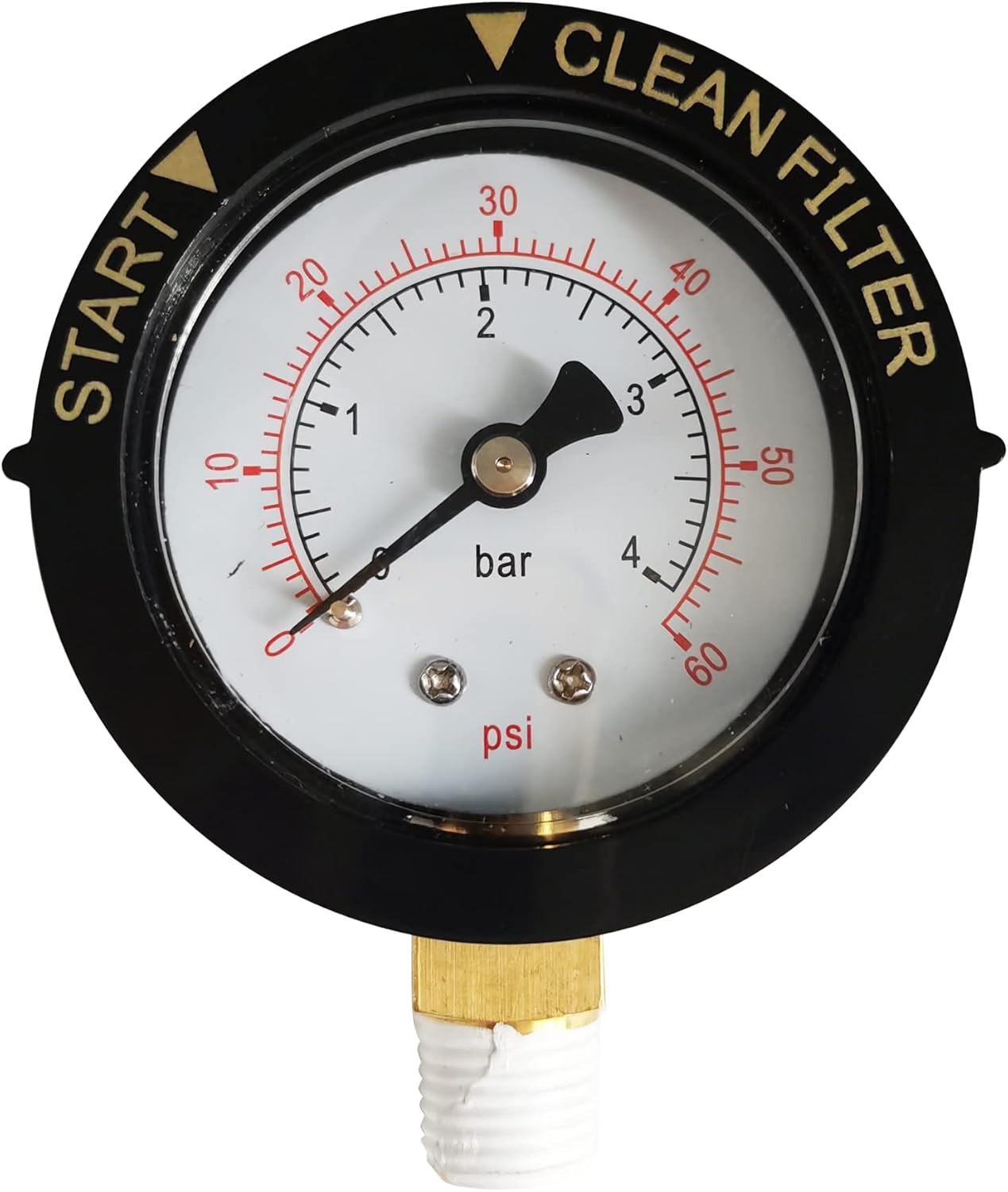 DEF Pressure Gauge 060 PSI 190058 Replacement for Hayward