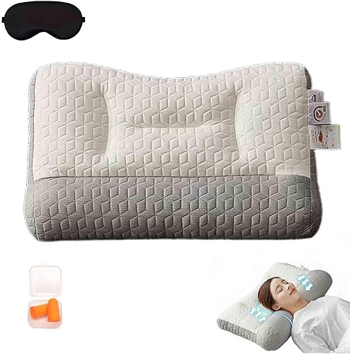 Miniatura 1 de Proease Pillow - Almohada ortopédica de contorno Proease, almohada ergonómica Proease, almohada cómoda de apoyo cervical para mejorar el sueño,