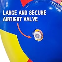 Vista 5 de Pelota de playa resistente de tamaño jumbo de 12 pies de diámetro, viene con pelota de playa de 24 pulgadas