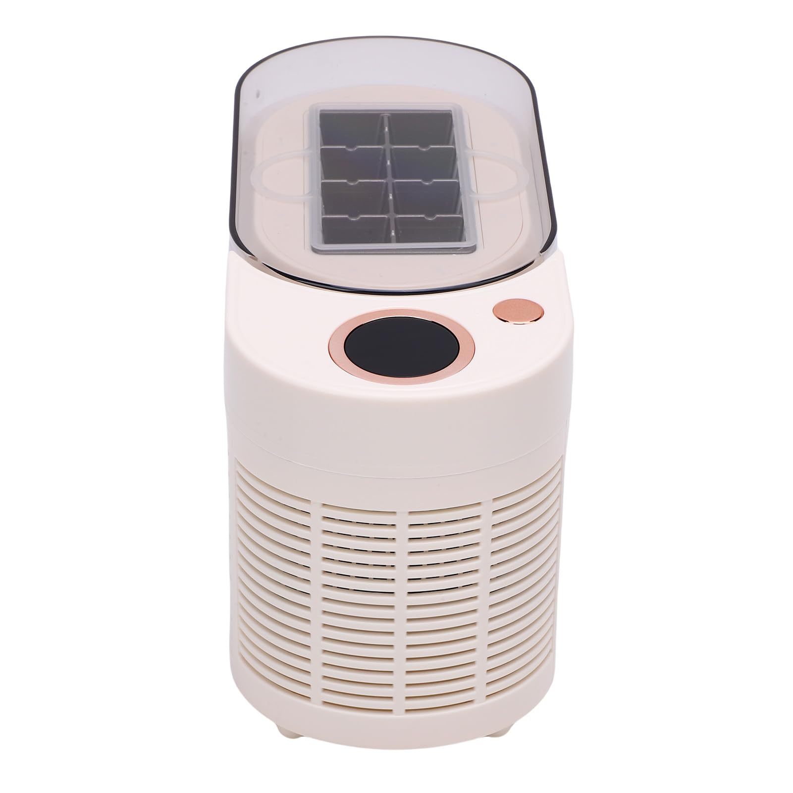 Máquina De Hielo De Encimera, Construcción Compacta ABS SUS, 120 W, 8 Cubos en 10-15 Minutos con Caja De Hielo Automática y Cesta De Deshielo Auxiliar para Dormitorio (Enchufe de la UE)