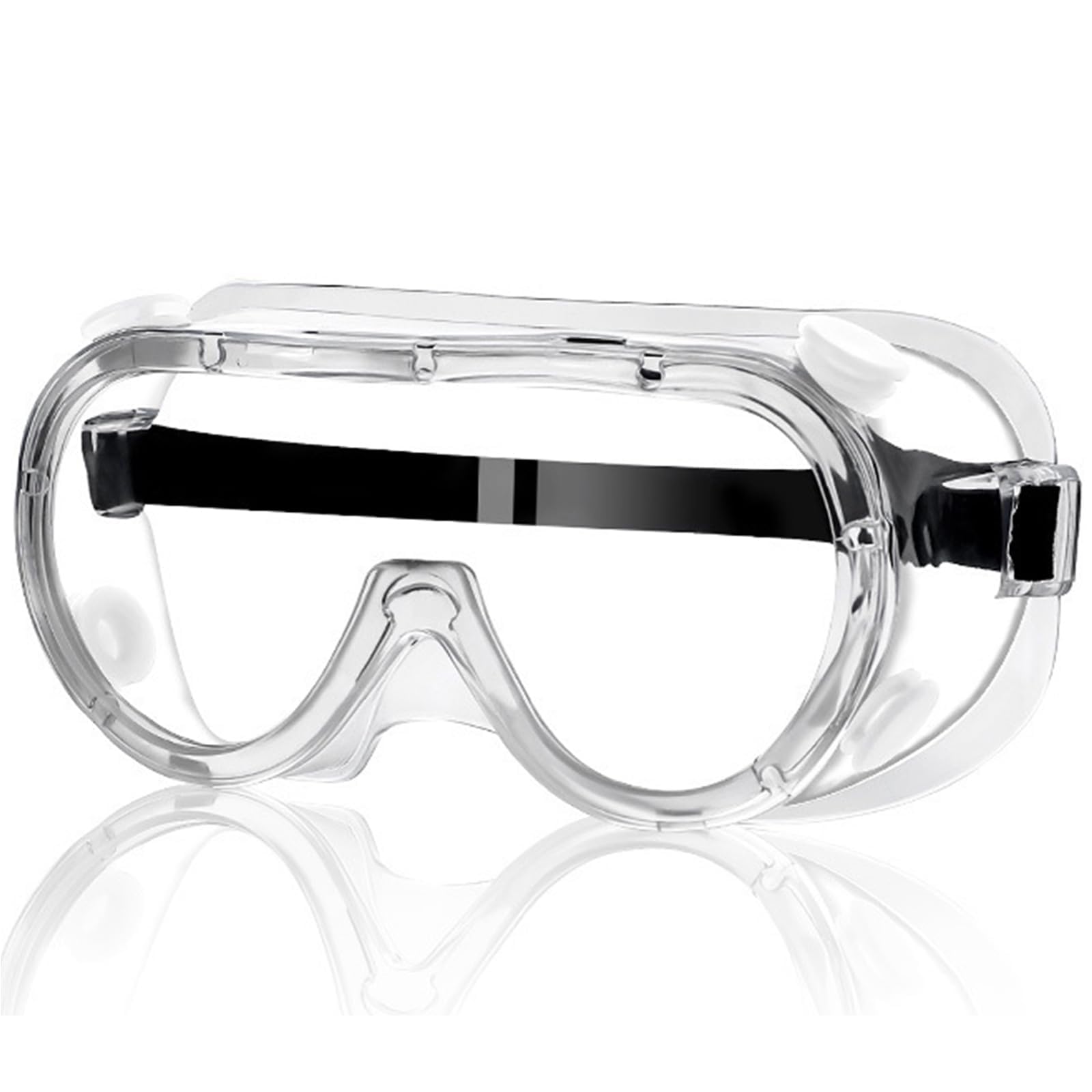 TRHDFW Safety Goggles Clear Wraparound Safety Glasses Eye Impacted Sealed Protective Work Goggles Over Spectacles for DIY Lab Grinding etc GENERAL PURPOSE GOGGLES CLEAR