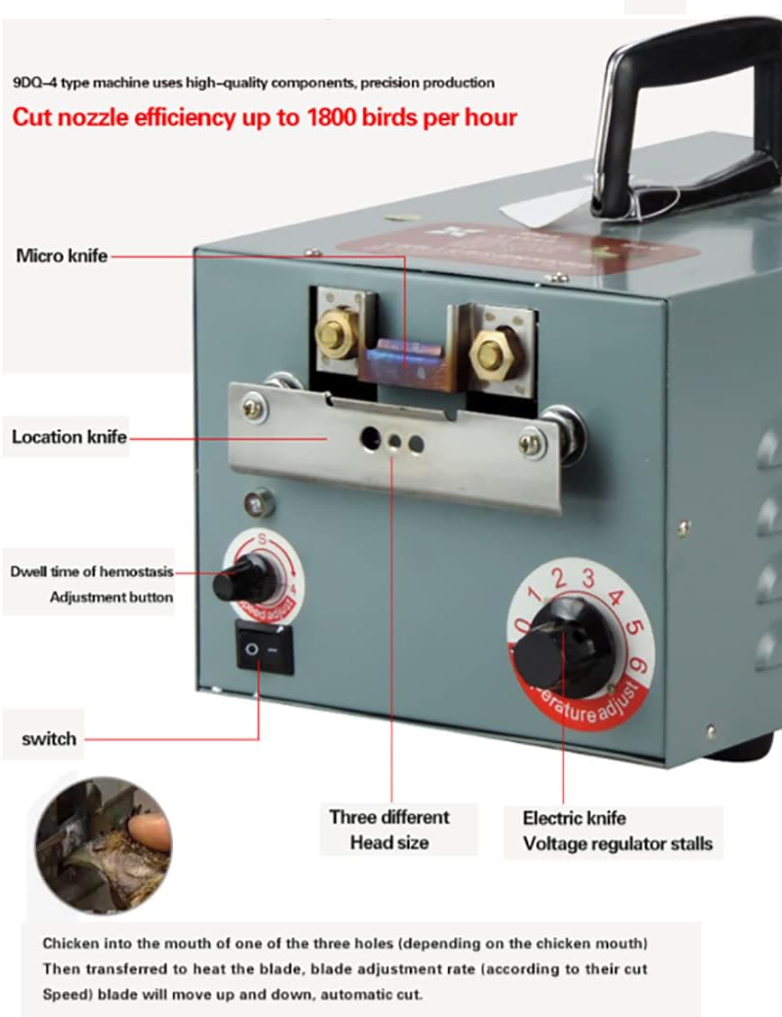 110V Automatic Chicken Debeaking Machine Poultry Beak Cutting Machine with 2 Blades Poultry Debeaking Machine Chick Beak Cutting Chicken Beak Removing Machine image 2