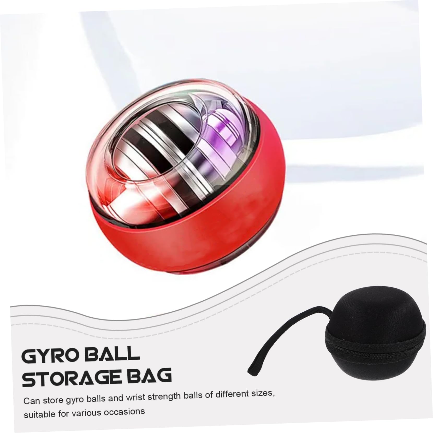 YARNOW Borsa per Riporre la Palla da Polso Gyro Custodia Accessori Portatile