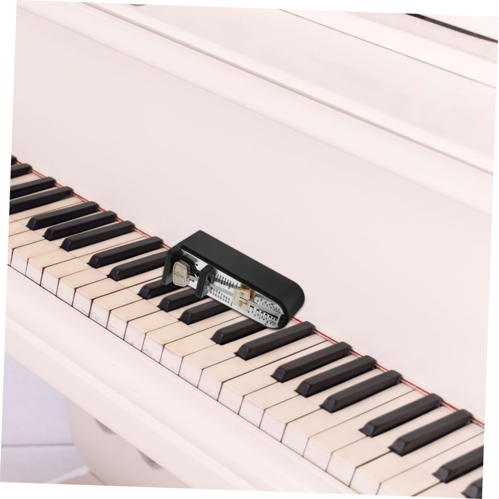HEMOTON 5 Uds Metrónomo Afinador De Piano Ukelele Digital Afinador De Guitarra Metal