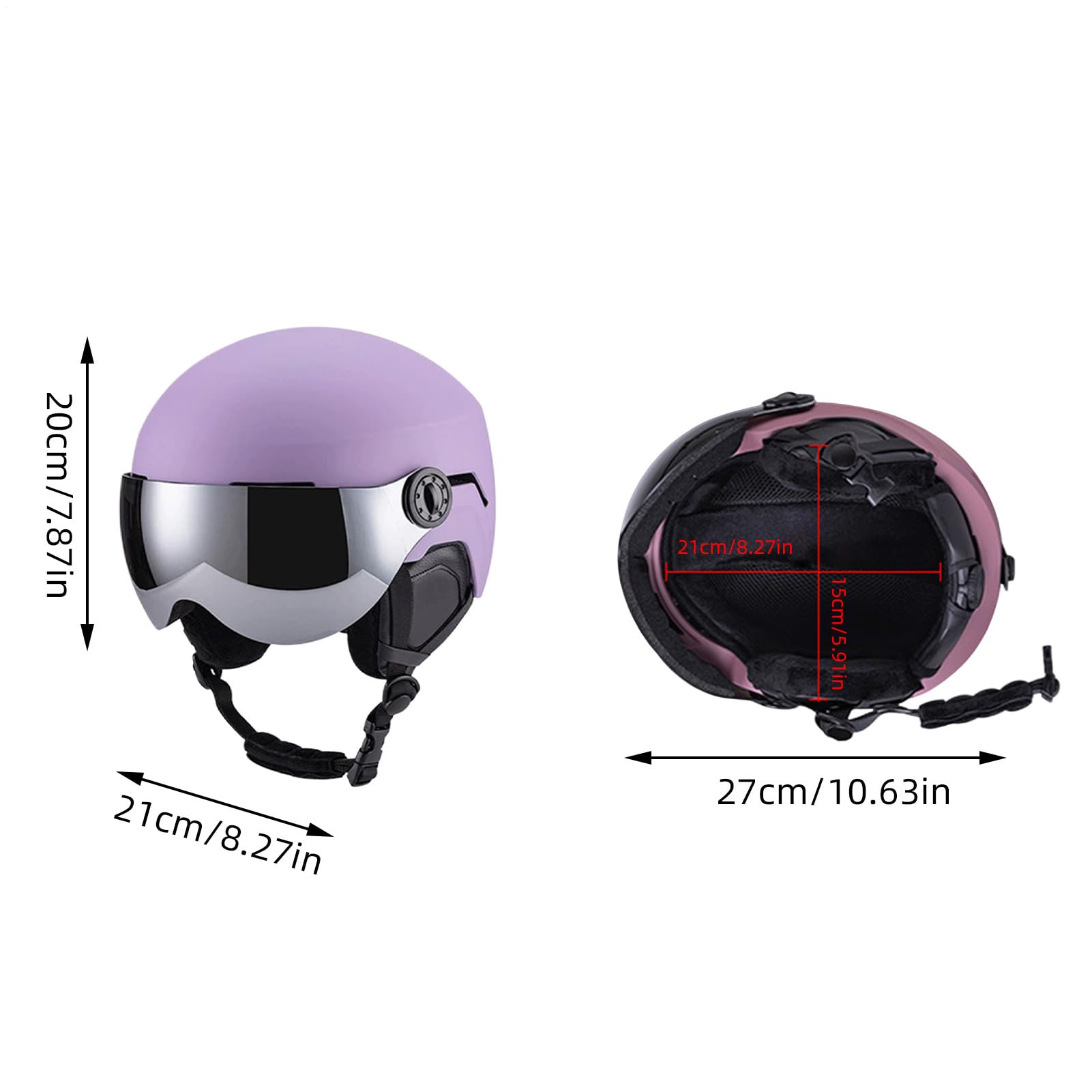 Casque de Ski Respirant Chaud