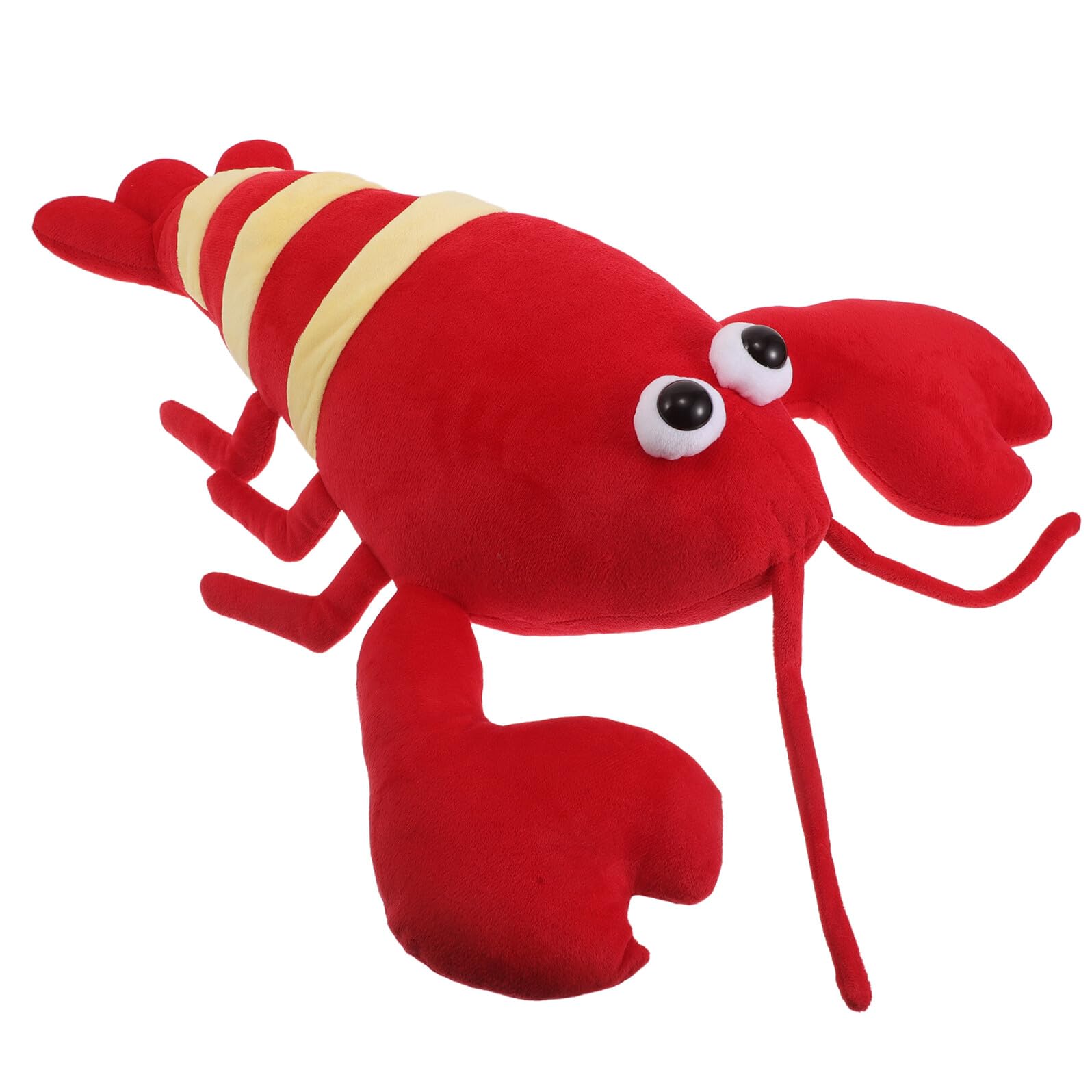 Coussin homard en peluche 60 cm oreiller animal marin réaliste