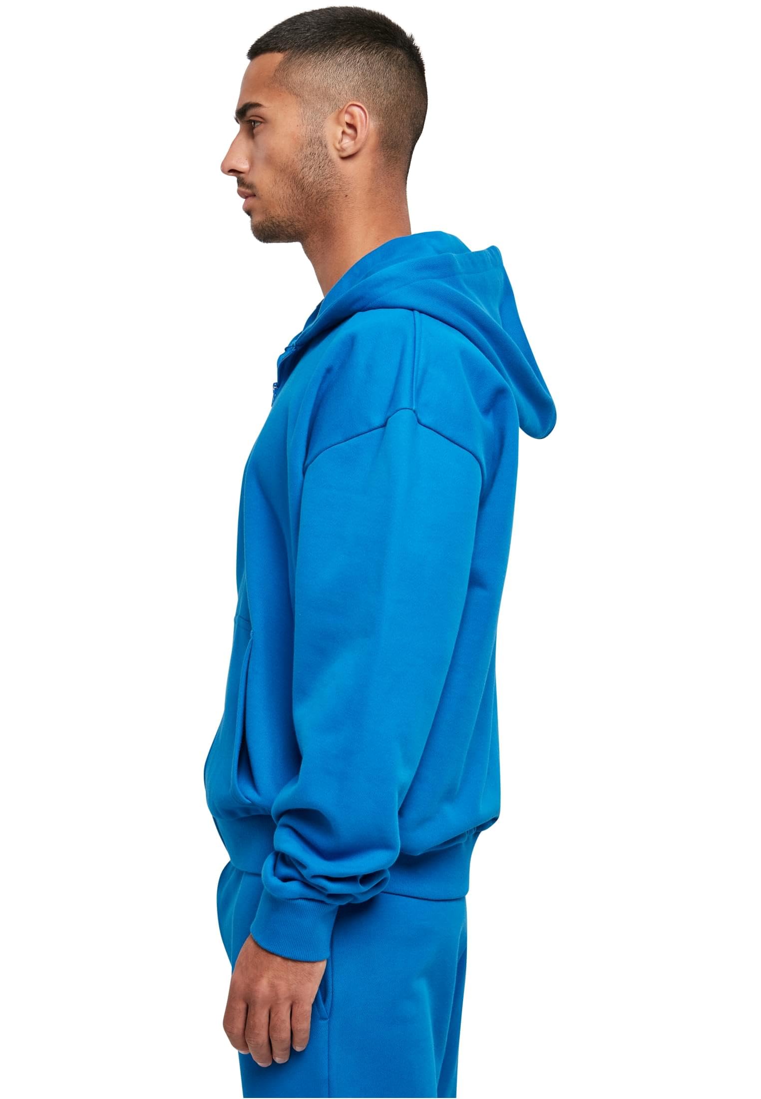 Build Your Brand Bluza z kapturem Mężczyźni Ultra Heavy Zip Hoody