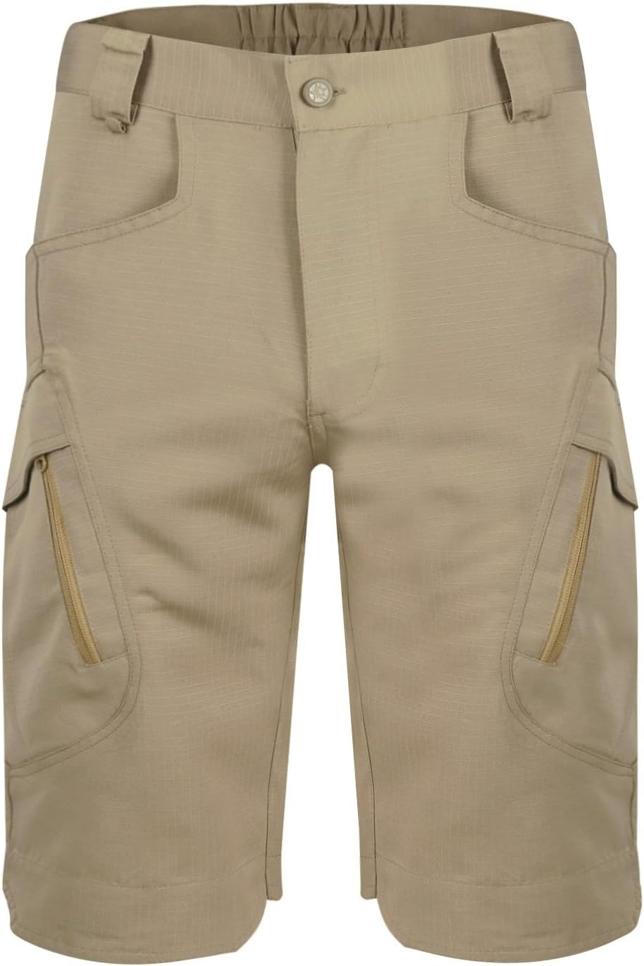 Ymosrh Men's Tactical Cargo Shorts Quick Dry Outdoor Hiking Fishing Short Pants with No Belt, S-3XL