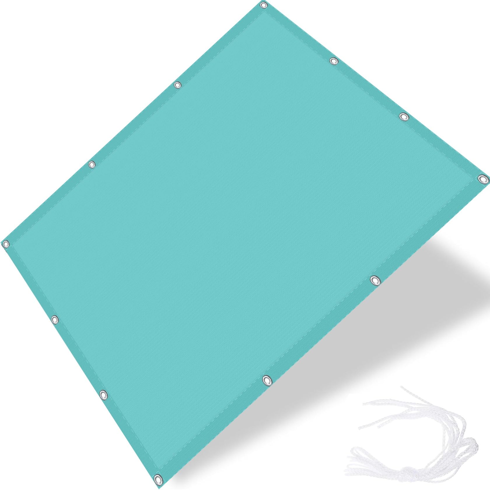 Filet ombrages rectangulaire étanche 3.4x3.9m bleu foncé bâche jardin anti UV