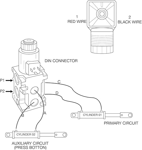Miniatura 3 de Summit Hydraulics Válvula selectora de desviador hidráulico compatible con tractores subcompactos JD 1025R 1023E 2025R 2032R