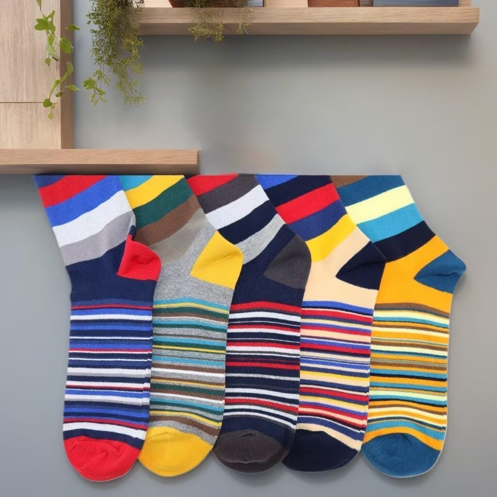 Men's Fun Dress Socks, Sizes 10-13, Soft Cotton Socks, Bright Colors, Breathable and Comfortable, Ideal Gift - Image 7