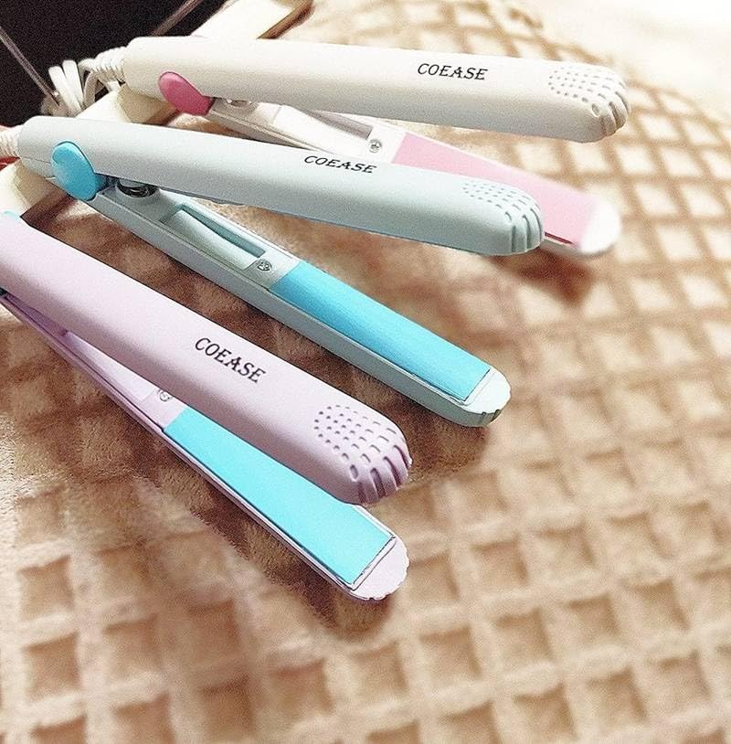 Mini Hair Straightener | Smooth Glide Plates, Temperature Control, Easy Lock System, Lightweight & Portable, Corded Device-image-27