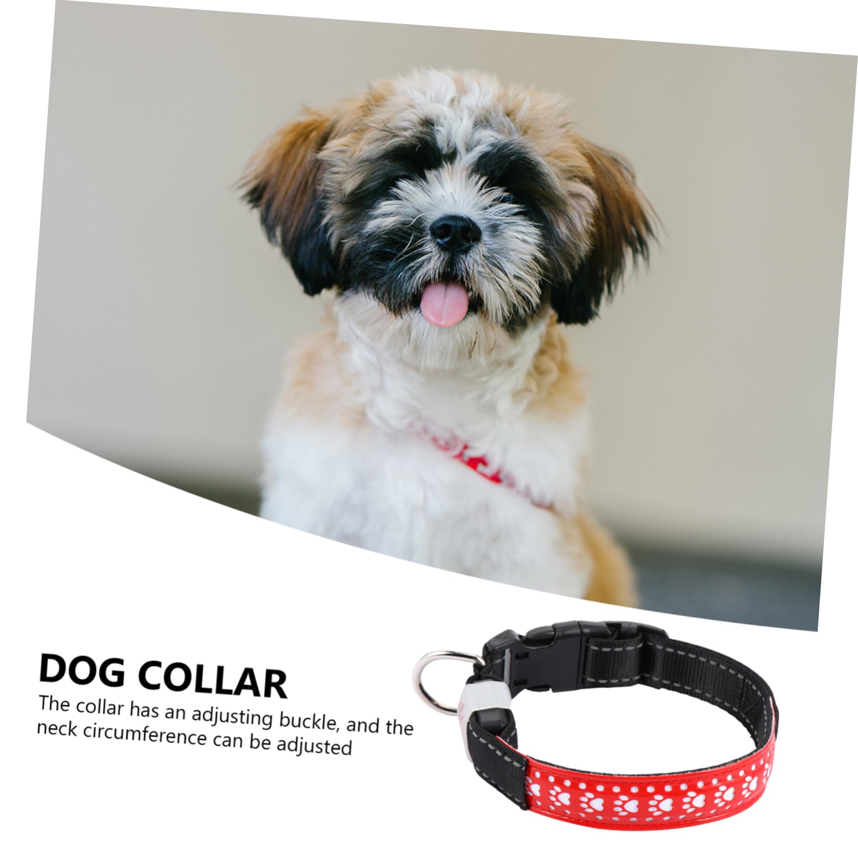Milisten 3pièces Collier LED pour Animaux De Compagnie Et Lumineux pour Chiens Et Chats avec Trois Modes Éclairage PU