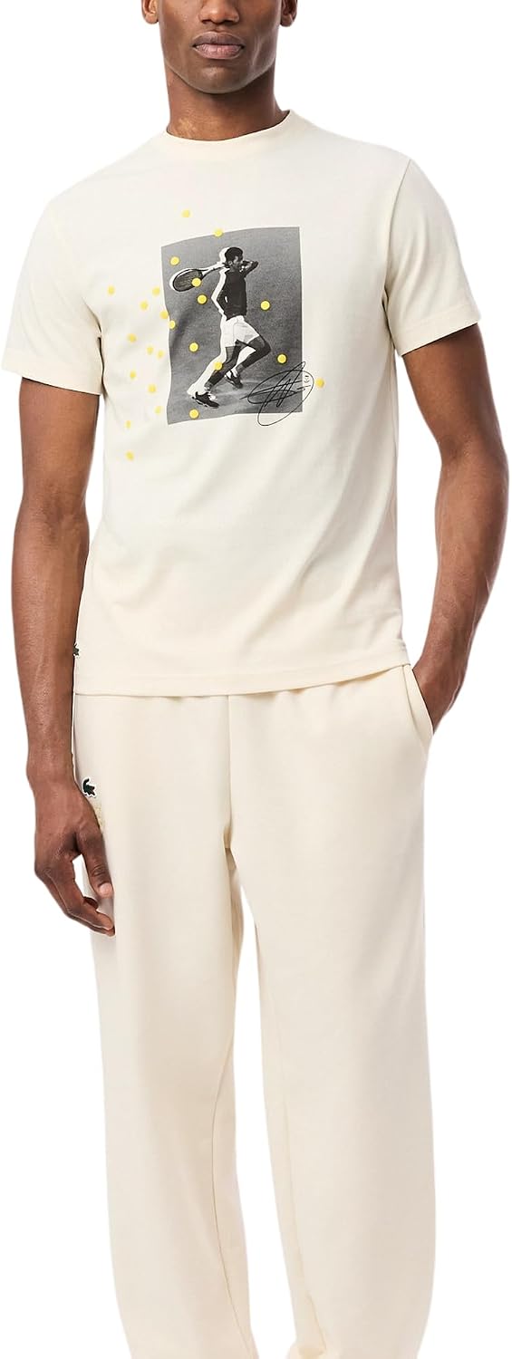 Lacoste Men's Lacoste Tennis X Novak Djokovic Graphic T-Shirt